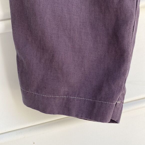 Vetta Capsule Tencel Tapered Pants Pull-On Purple Medium Pockets Comfortable - Picture 3 of 14